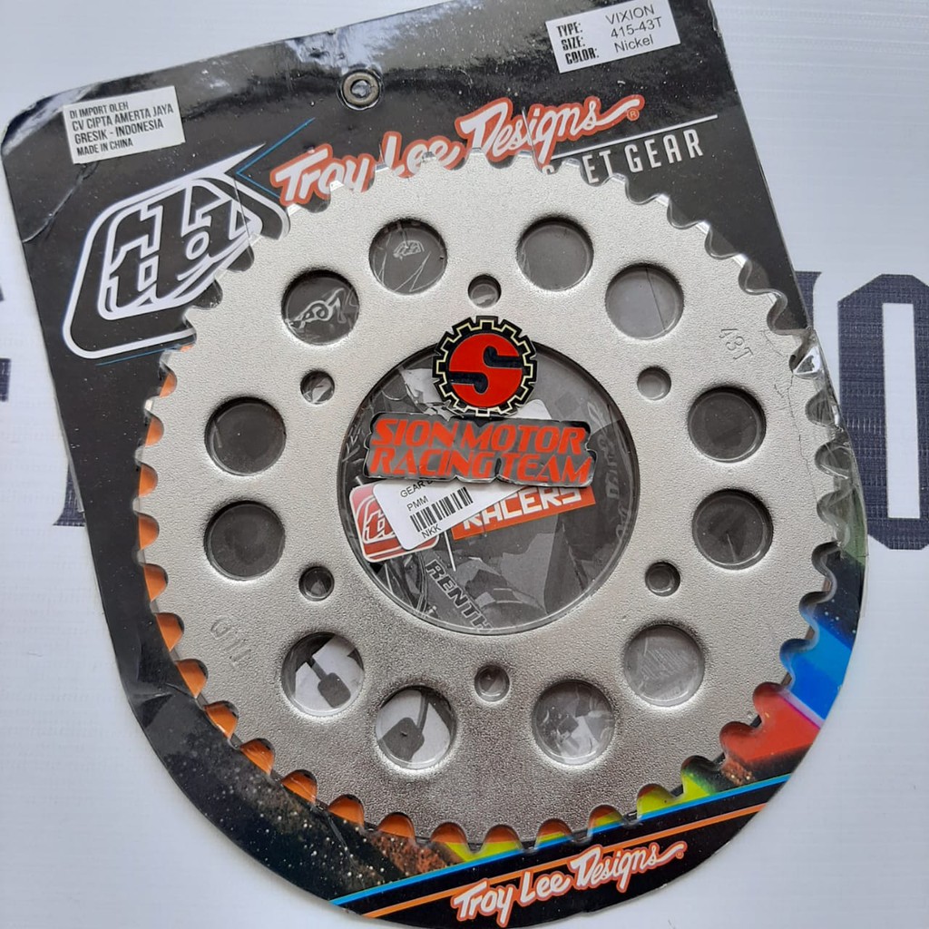 415-43T เกียร์หลัง Vixion / NVL / NVA / Byson / R15 / ราศีพิจิก / Xabre / SZ 150 Troy Lee Designs Ch