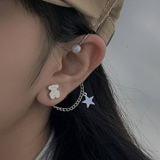 🎊พร้อมส่ง🎊 ต่างหู kpop แนวฮิปฮอบ สตรีท