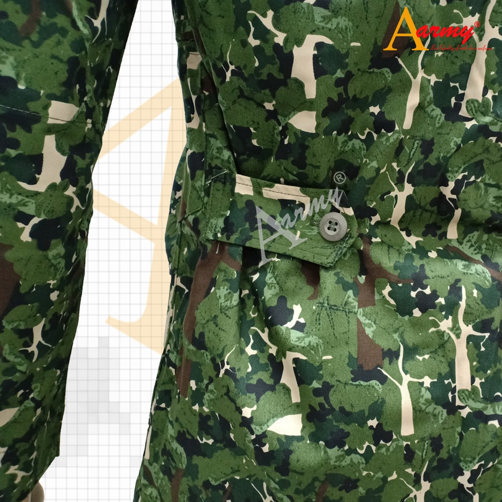 ชุดเวสป่าไม้ กรมอุทยาน / ชุดลายป่าไม้กรมอุทยาน / ชุดลายพรางป่าไม้กรมอุทยาน / ชุดเวสท์ลายป่าไม้พิมพ์น้ำ รุ่น2 - รูปที่ 4