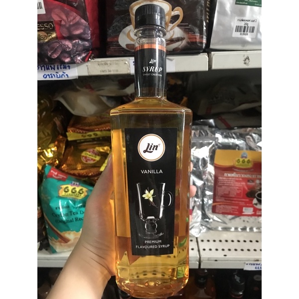 Lin vanilla syrup 750ml.