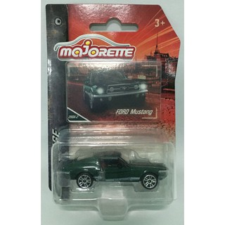 รถเหล็ก Majorette Ford Mustang สีเขียวเบาะแดง