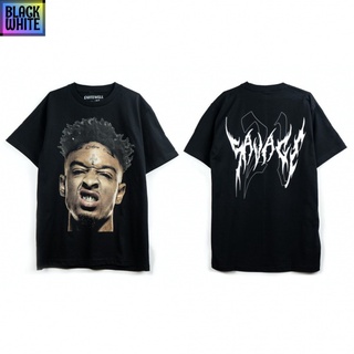 BWCB QWT21 SAVAGE BLACK ดำ bootleg unisex oversize