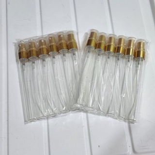 สินค้ารวมค่าส่งแล้ว-หลอดน้ำหอม ขวดแบ่งน้ำหอม 10ml หลอดแก้ว