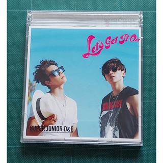 อัลบั้ม เปล่า ญี่ปุ่น SUPER JUNIOR D&amp;E - Lets Get It On Japanese Album เวอร์ E.L.F JAPAN แกะแล้ว ไม่มีการ์ด Kpop CD DVD