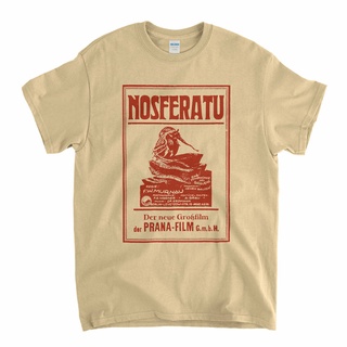 เสื้อยืดผ้าฝ้ายเสื้อยืด พิมพ์ลายโปสเตอร์ Nosferatu สไตล์วินเทจ แฟชั่นฤดูร้อน สําหรับผู้ชายL XL  XXL 3XL