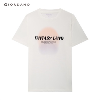 GIORDANO เสื้อยืดผู้หญิง Womens Fantasy Land Printed Tee 05392201