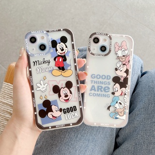 ตานางฟ้า ดิสนีย์ มิกกี้เมาส์ สำหรับ เคสไอโฟน12 13 PRO MAX 11 PRO MAX XS MAX X การ์ตูนซิลิโคนแขน เคสไอโฟน11 13 13 PRO SE3 12 PRO MAX เคสไอโฟน12 PRO 7พลัส XS 11 PRO 7 โปร่งใส การ์ตูน ตำแหน่งรูที่แม่นยำ เคสไอโฟนXR 8พลัส 8 SE เคสกันกระแทก