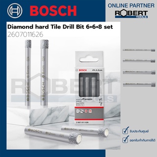 Bosch  Diamond hard Tile Drill Bit (6 mm.- 12 mm.) (2608599049 - 2607011626)