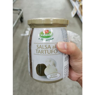 Viander Salsa Al Tartufo ซอสเห็ดทรัฟเฟิล อิตาลี ซอส เห็ด ทรัฟเฟิล Viander mushroom sauce with truffles 520 g.