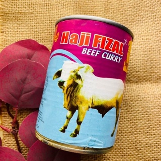 เนื้อวัวกระป๋องพม่าอร่อยมีรสแกงกะหรี่ Haji FIZAL BEEF CURRY