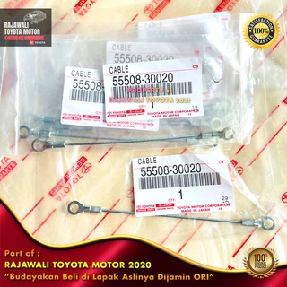 ใหม่ ของแท้ สายเคเบิ้ลกันชนประตูลิ้นชัก แบบสั้น 2F BJ40 BJ60 FJ40 Toyota 55508-30020