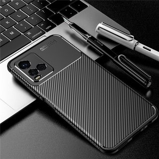 Ready Stock พร้อมส่ง เคส วีโว่ VIVO Y33T Y76 Y21T Y21S Y21 Y33S Y73 Y15A Y15S V23 V23e 4G 5G Mens High-end Fashion Phone Case Carbon Fiber Silicone Armor Ring Cover Full Protection Housing Casing เคสโทรศัพท์ VIVOY33T