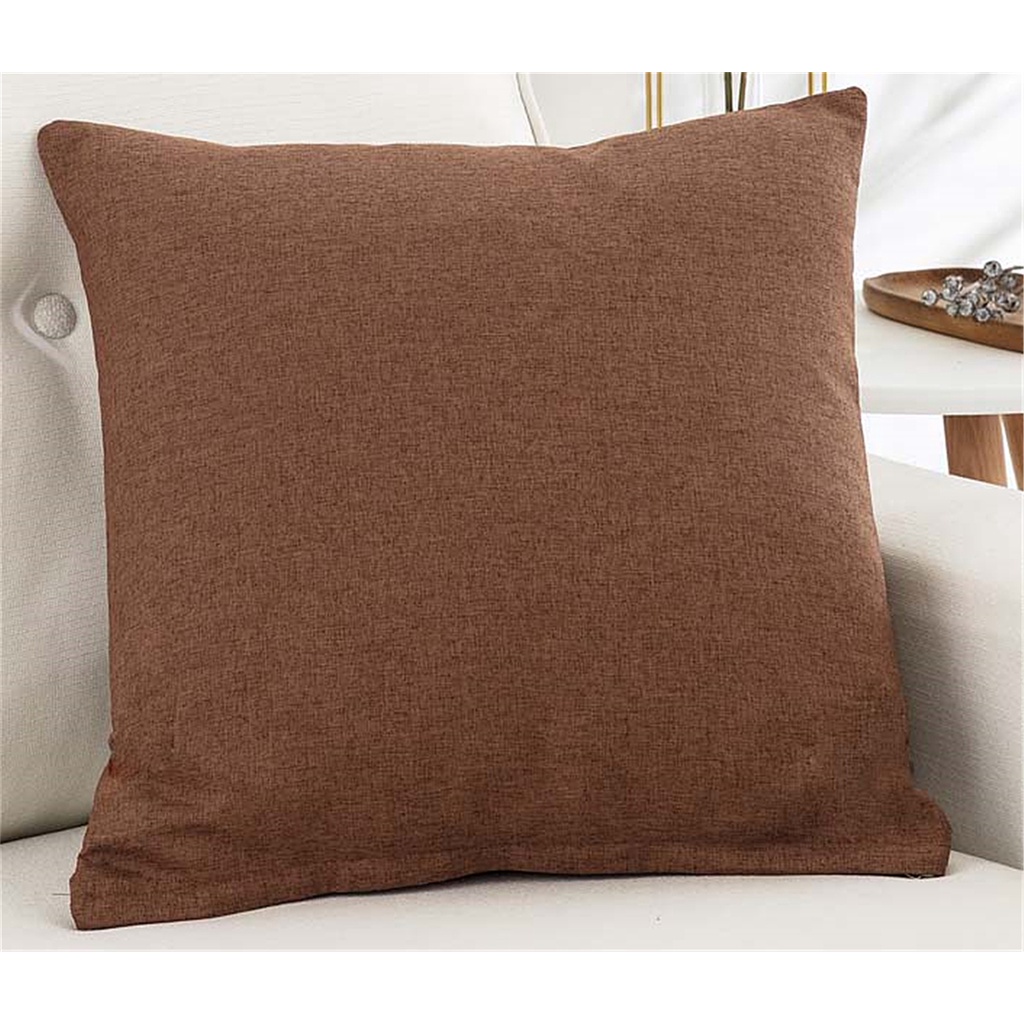 <โปรโมชั่น ลดราคา> ปลอกหมอน ขนาด 50x50 45x45 40x40 สีฟ้าปลอกหมอนโซฟา ผ้าลินิน แบบเรียบ สําหรับตกแต่งบ้าน