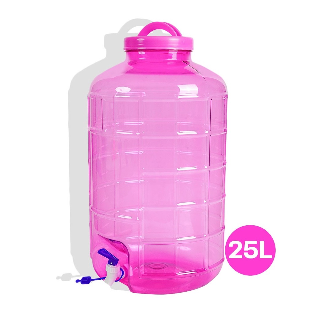 Yongling ถังน้ำ ถังน้ำดื่ม PET ขนาด 25 ลิตร ถังน้ำมีก๊อกพร้อมหูหิ้ว รุ่น ลาย 2 - รูปที่ 2