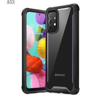 เคสโทรศัพท์มือถือ แบบใส สองชั้น สําหรับ Samsung Galaxy A53 Case 5G 2022