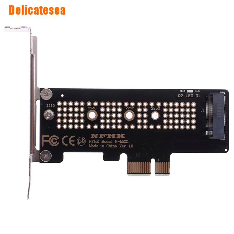 อะแดปเตอร์การ์ด Nvme Pcie M 2 Ngff Ssd To Pcie X1 To M . 2 พร้อม