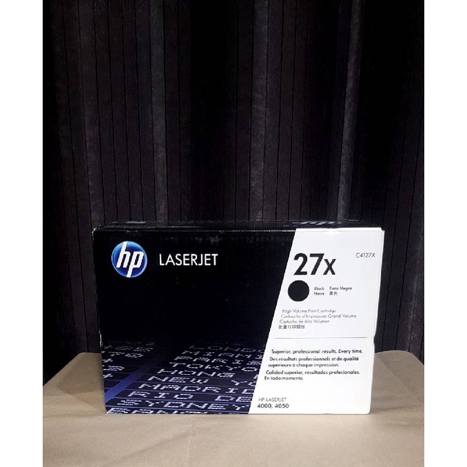 Original HP C4127X (27X) ตลับหมึก เลเซอร์เจ็ท ของแท้ Laser Jet 4000/ 4050/ 4000n/ 4000tn/ 4050n สีดำ