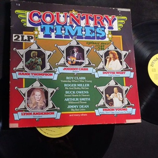 แผ่นเสียง 12 นิ้วรวมเพลงร้องบรรเลงเพลง Country 2LP ชุด Country Time ลองฟังได้ครับ