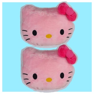 หมอนรองคอในรถยรนต์ #คิตตี้ชมพู #Kitty ราคา1คู่