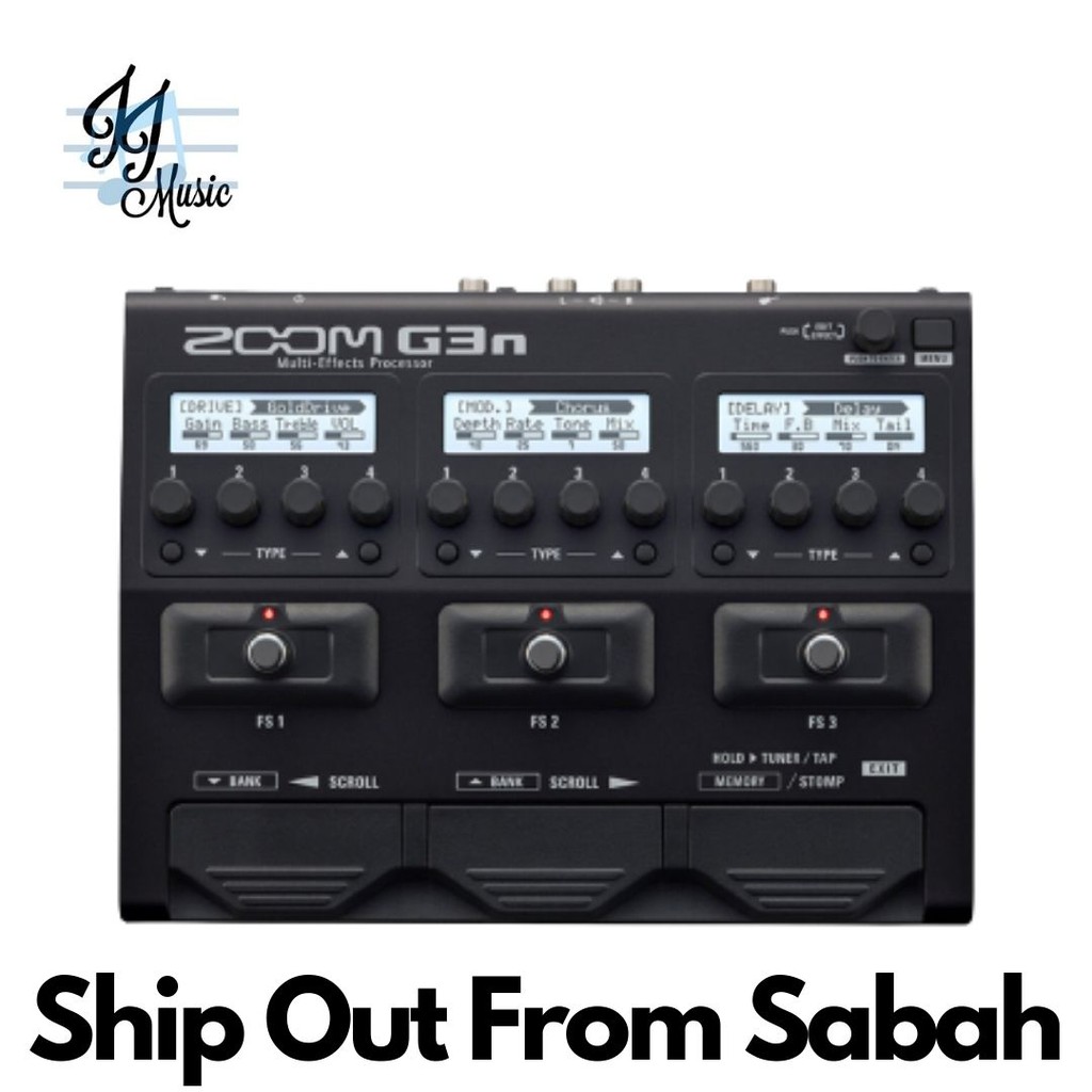 โปรเซสเซอร์ Zoom G3n Multi-Effects (G3-n)