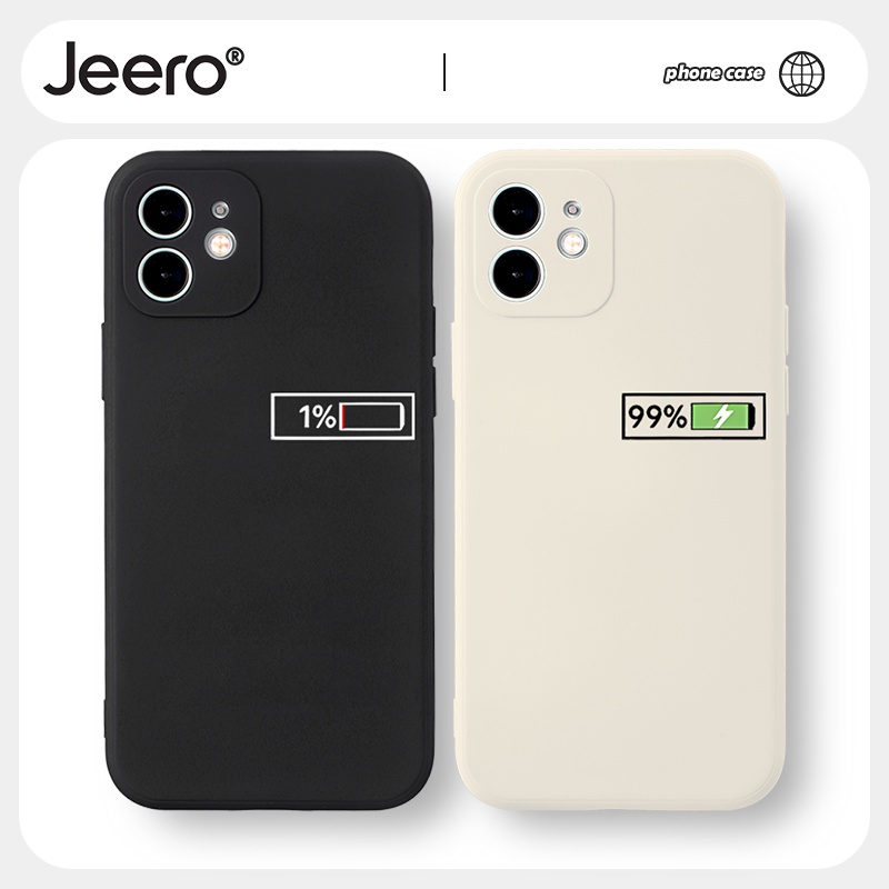 Jeero เคสคู่ เคสไอโฟน คู่รัก กันกระแทกซิลิโคนนุ่มน่ารักตลก เคสโทรศัพท์ Compatible for iPhone 16 15 14 13 12 11 Pro Max SE 2020 X XR XS 8 7 ip Plus HFF1152