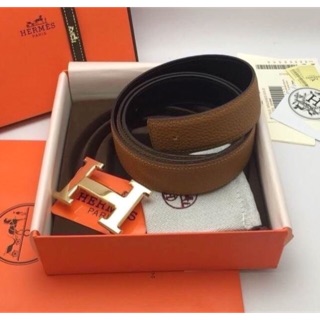 ✅เข็มขัด Hermes (หนังแท้) 👉งาน Hiend1-1   🚚ส่งฟรีEMS