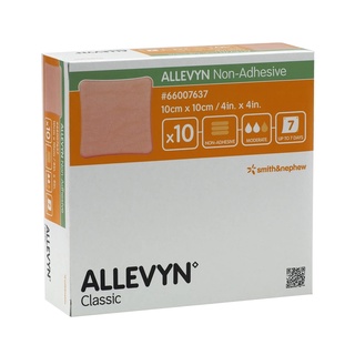 Allevyn Non-Adhesive แผ่นแปะ แผลกดทับ แผ่นดูดซับ ของเหลวจากแผล ชนิดไม่ยึดติด ขนาด 10 x 10 cm จำนวน 1 แผ่น 18414