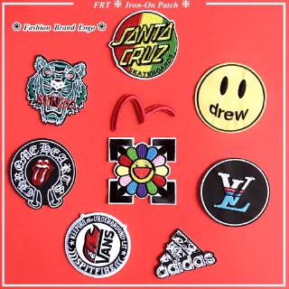 ☸ Fashion Brand Logo Crossover Patch ☸ 1Pc DIY Sew on Iron on Badges Patches