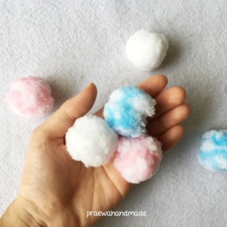 2 pieces pom pom ball ปอมปอม 2 ชิ้น