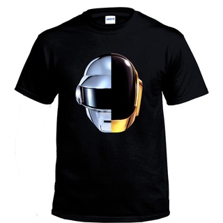 GILDAN Daft PUNK BAND เสื้อยืดลําลอง ผ้าฝ้าย 100% แขนสั้น พิมพ์ลายกราฟิก UNISEX สีดํา พลัสไซซ์ XS-XXXL ของขวัญวันเกิด สํ