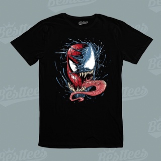 [S-5XL] พร้อมส่ง เสื้อยืด พิมพ์ลายสไปเดอร์แมน Vs Venom Carnage สวมใส่สบาย