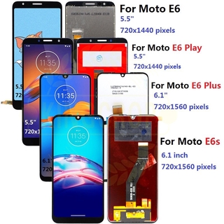 ของแท้ หน้าจอสัมผัส LCD สําหรับ Motorola Moto E6S 2020 E6 E6 Play E6 Plus