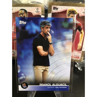 2021-22 Topps Real Sociedad Team Set Soccer Cards Manager