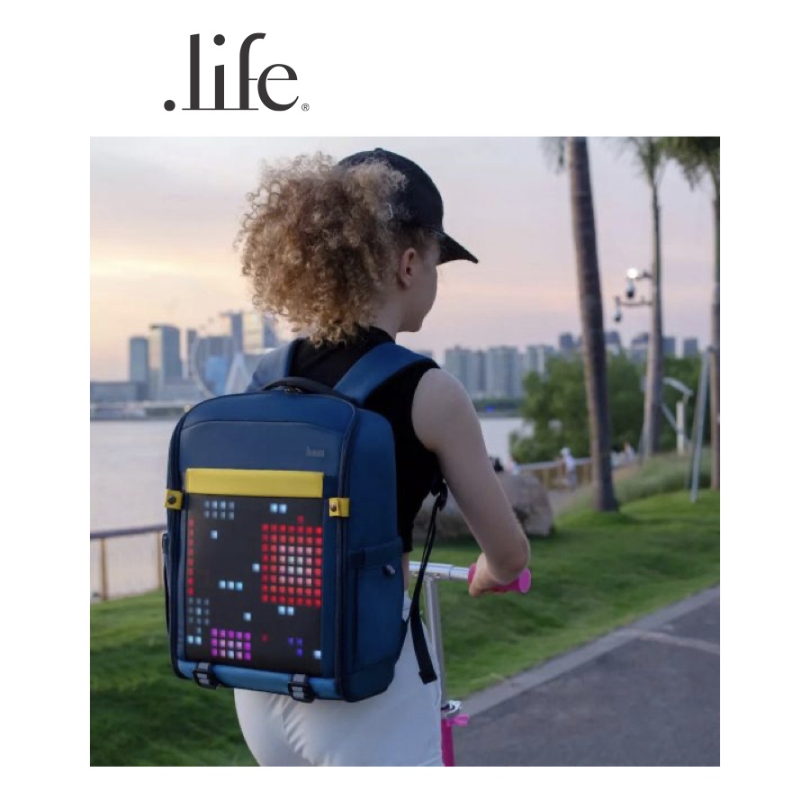 DIVOOM กระเป๋าเป้ Backpack-S - Blue  by dotlife