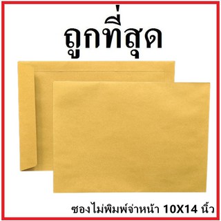 (ฉ)ซองเอกสาร ไม่พิมพ์ ขนาด 10x14 (1 ใบ)