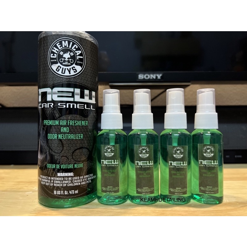 CHEMICAL GUYS น้ำหอม -  New Car Smell Premium Air Freshener & Odor Eliminator