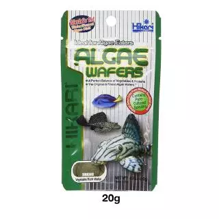 Hikari Algae Wafers อาหารปลาฮิคาริ สำหรับปลากินพืช กินตะไคร่ แบบเม็ดจม สำหรับปลาพื้นตู้ ปลาแพะ ปลาหมู ปลาซัคเกอร์ เม็ดจม