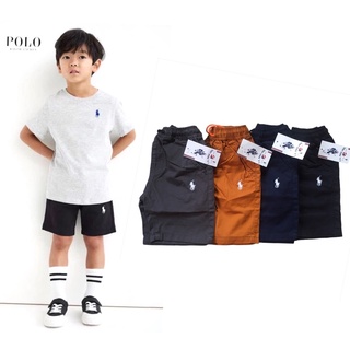 กางเกงขาสั้นเด็กPolo Ralph Lauren กางเกงเด็กกางเกงปักม้า ปักหมี2-12ขวบ