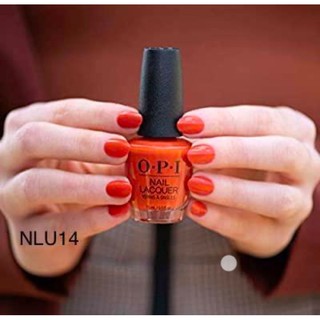 NLU14 OPI NAIL LACQUER 0.5OZ สีทาเล็บ รุ่นสีธรรมดา