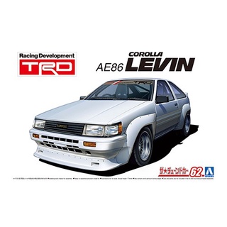 Aoshima 1/24 TRD Toyota Corolla AE86 Levin N2 1983