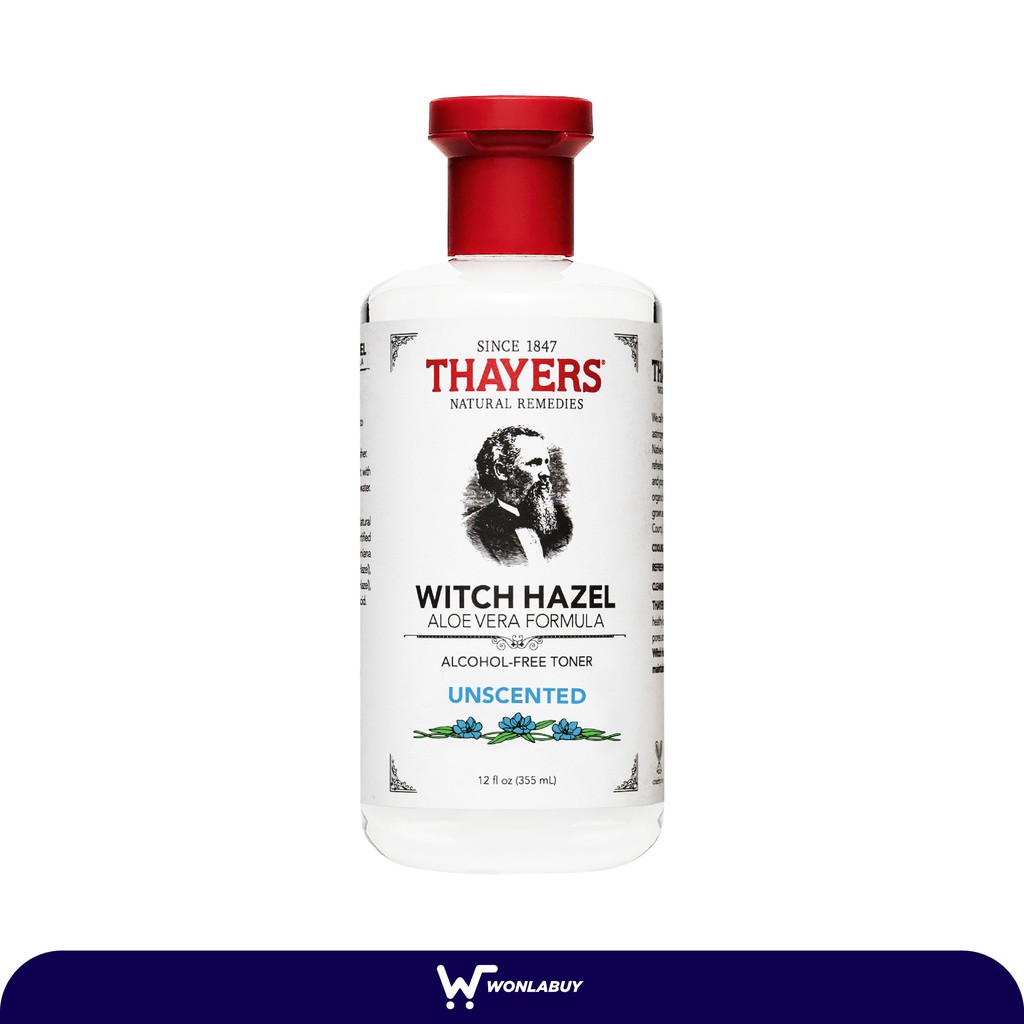 Thayers Unscented Witch Hazel Toner  355 ml