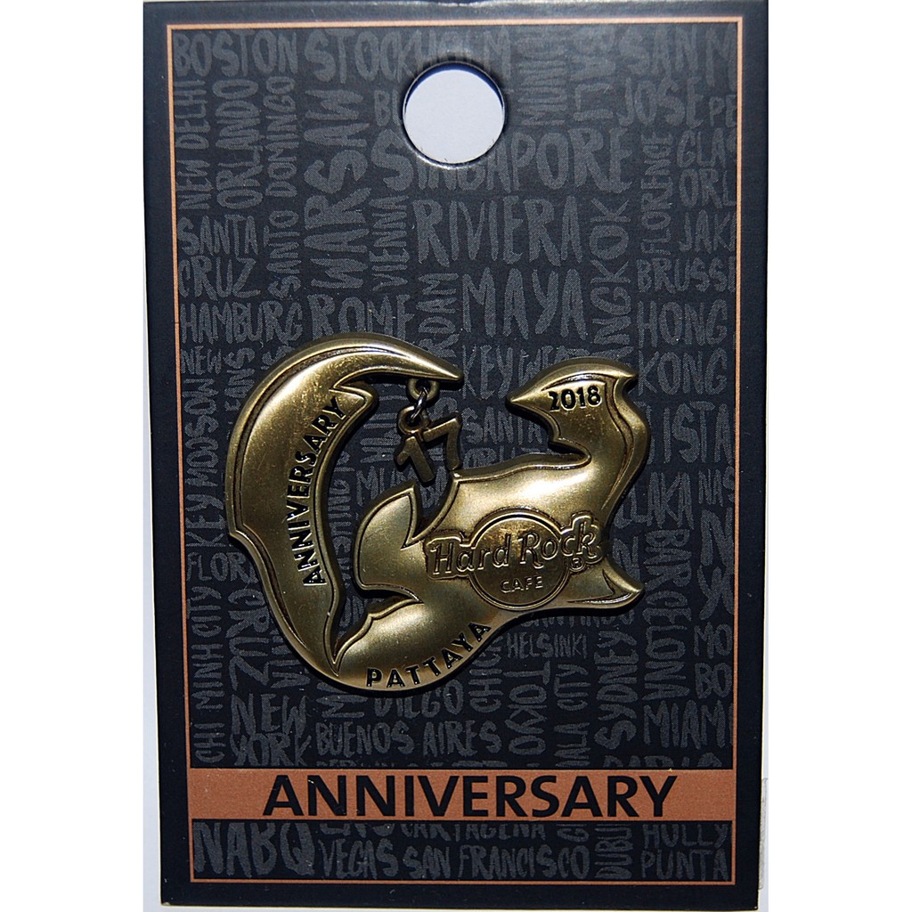 Hard Rock Café Pattaya 2018 17th Anniversary Pin