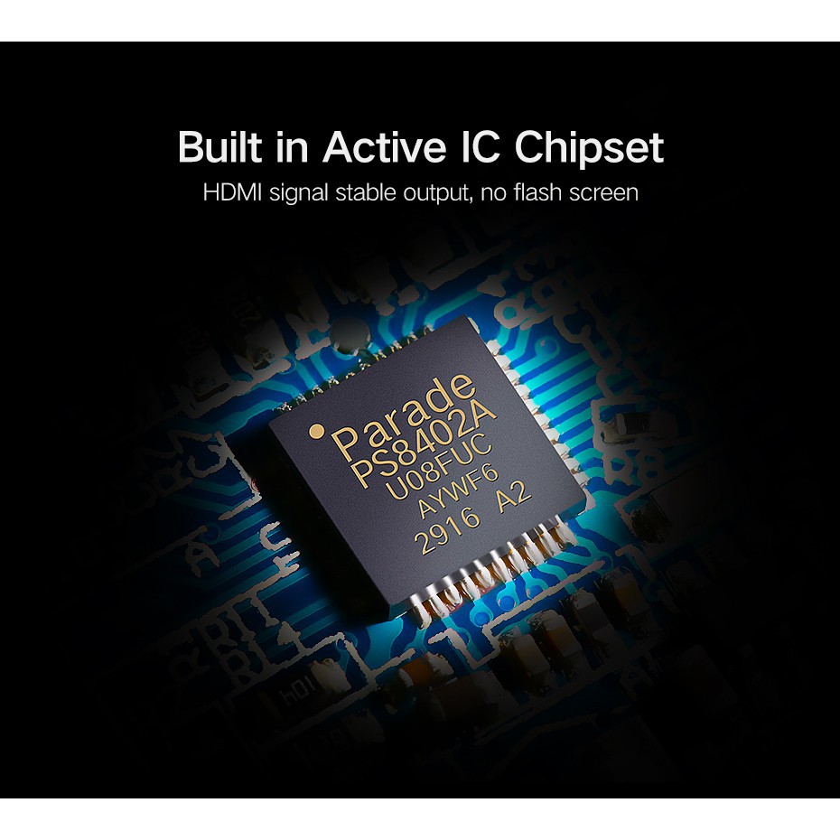 UGREEN รุ่น 40363 หางหนู Display Port to HDMI Male to Female Adapter รองรับ 4K สายยาว 25cm - รูปที่ 6