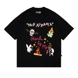 เสื้อยืดผู้ เสื้อยืด Mcf STAND BY ME TEE สีดํา S-5XL