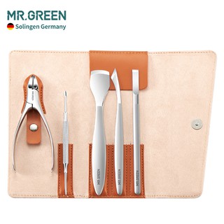 MR.GREEN Nail Cutter Set Ingrown Toenail Tools Kit Professional Manicure Pedicure Set Stainless Steel Toe Nail Clippers Set