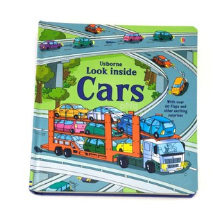 Usborne Look Inside an Cars หนังสือเด็ก ภาษาอังกฤษ รถยนต์