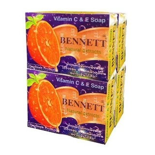 ♦️ของแท้·ส่งด่วน·ถูก♦️ DAYSE x BENNETT: Vitamin C&E (130g) Soap : เบนเนท สบู่ วิตามิน อี สูตร เพิ่ม วิตามิน ซี x 15 ชิ้น