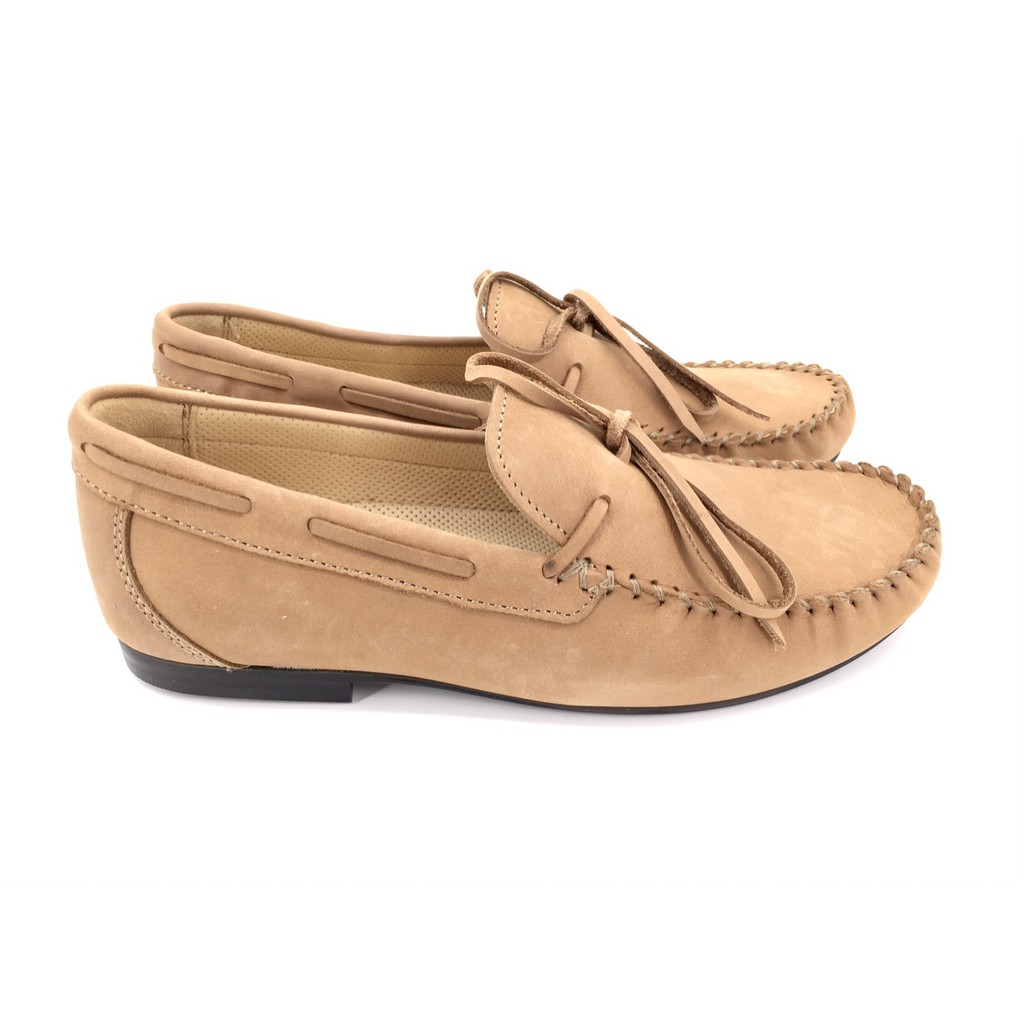 Saramanda รุ่น 177007 รองเท้าคัชชูผู้ชาย หนังแท้ แบบสวม สีค็อก