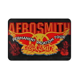 Aerosmith Logo (10) พรมเช็ดเท้า ผ้าสักหลาด กันลื่น ดูดซับน้ํา แห้งเร็ว สําหรับห้องน้ํา 16x24 นิ้ว พร้อมส่ง