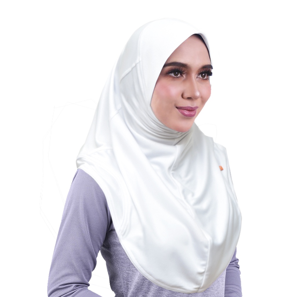 Raqtive Tudung Sukan C001-Patih / Ragtive Sport Hijab C001-WHITE